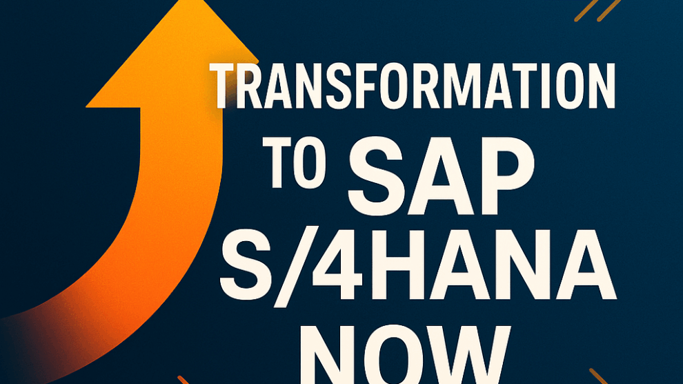 Warum die Transformation zu SAP S/4HANA jetzt starten?